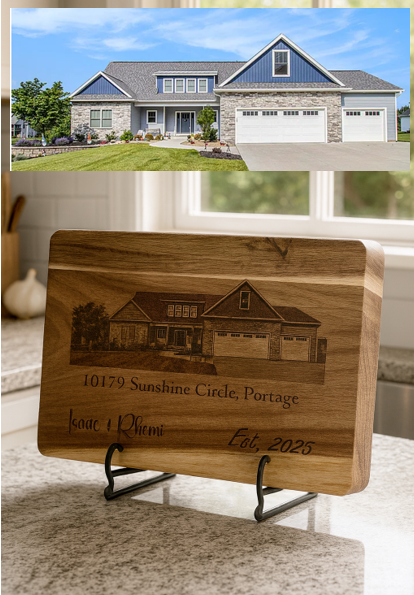Photo Engraved Cutting Board